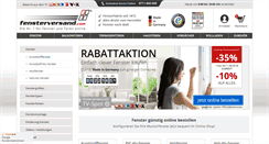 Desktop Screenshot of fensterversand.com